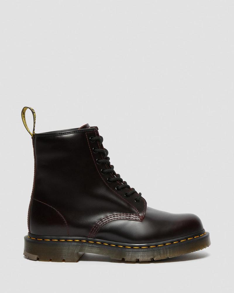 Dr Martens 1460 Slip Resistant Atlas Læder Snørestøvler Dame Bordeaux | DK 201ZUT